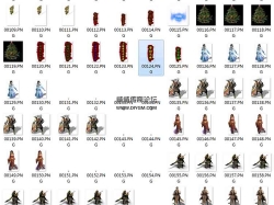 傳奇多個npc真彩素材「復古高清」