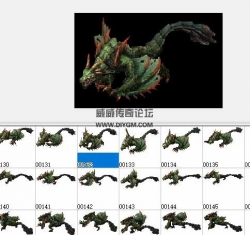 綠色龍素材-傳奇怪物綠色龍補(bǔ)丁「免費(fèi)下載」